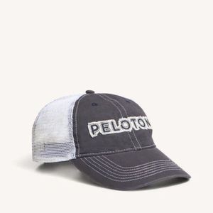 Peloton trucker hat in denim blue